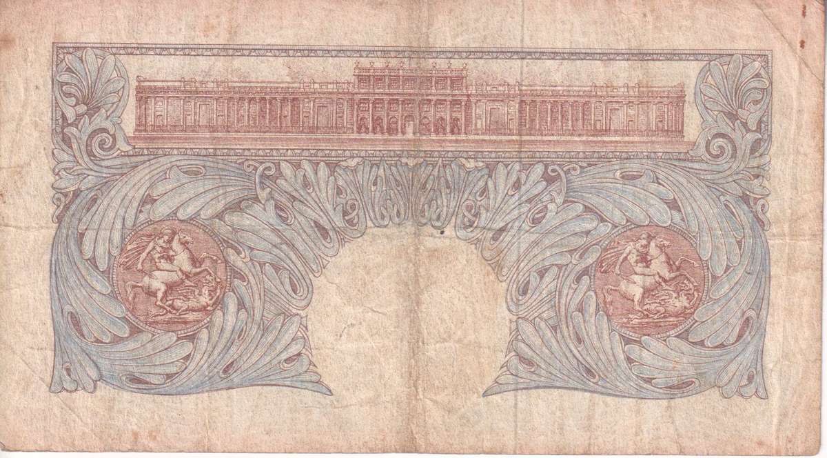 WW2 - Bank of England Great Britain 1 Pound EMERGENCY WARTIME ISSUE 1940-48 P367 F