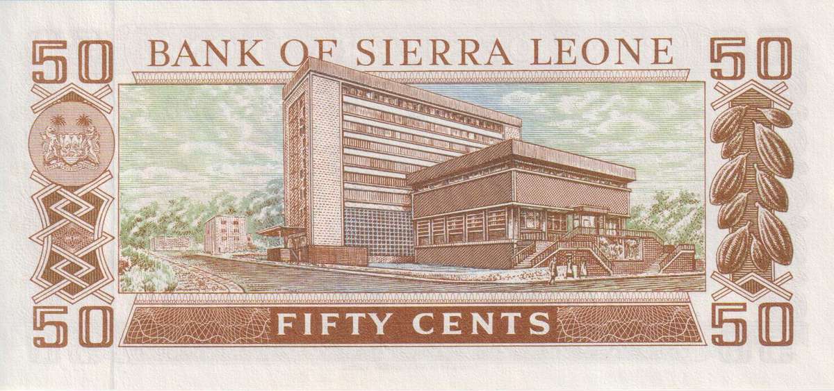 Sierra Leone 50 CENTS 1984  P4 UNC