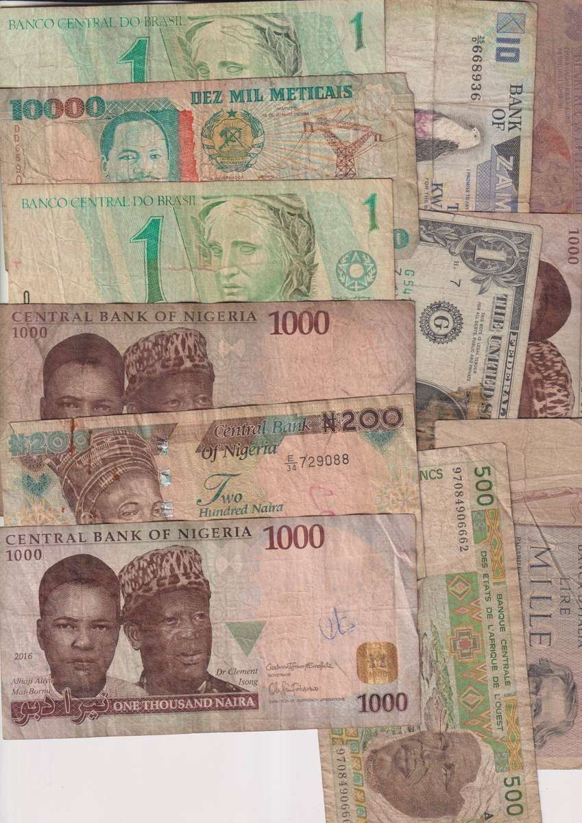 CLEARANCE SALE - Several Old and Damaged Banknotes -  SEE 2 SCANS