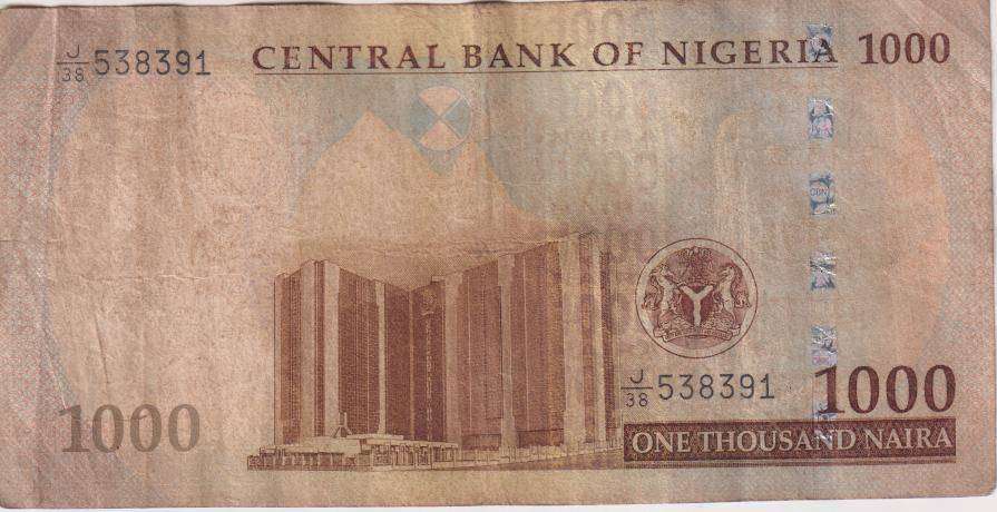 NIGERIA 1000 Naira 2017 P36  F