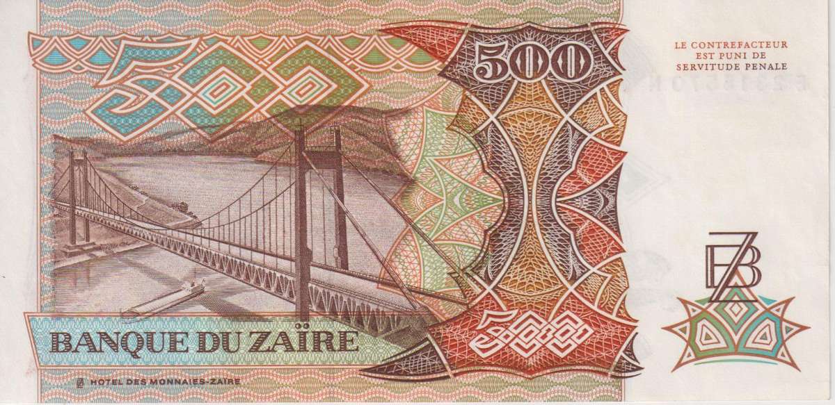 Zaire 100,000 ZAIRES 1992  P41 UNC