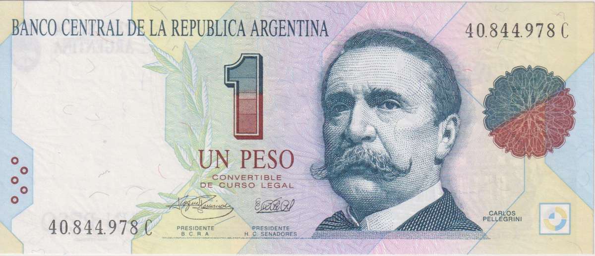 ARGENTINA 1 PESO 1993/94  P339 UNC