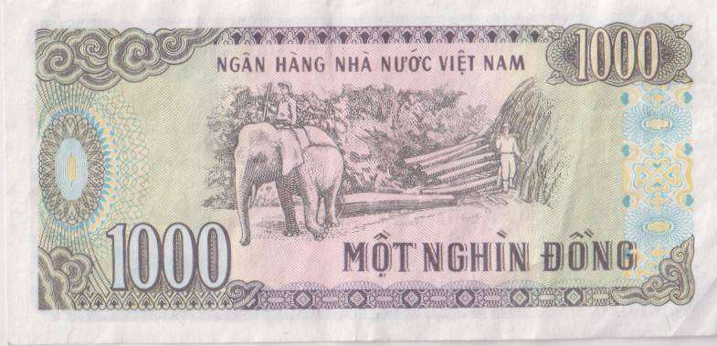 VIETNAM 1000 DONG 1988 P106a VF