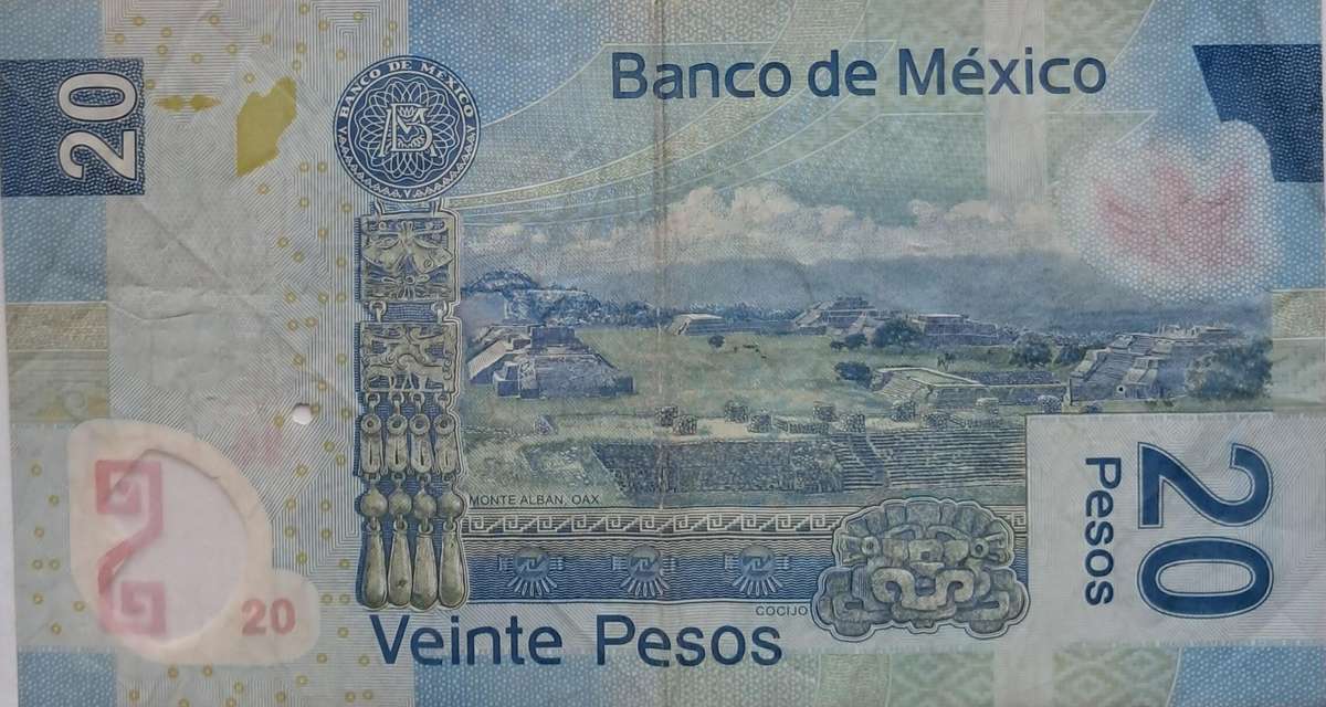 MEXICO 20 PESOS  2013 P122w  VF POLYMER