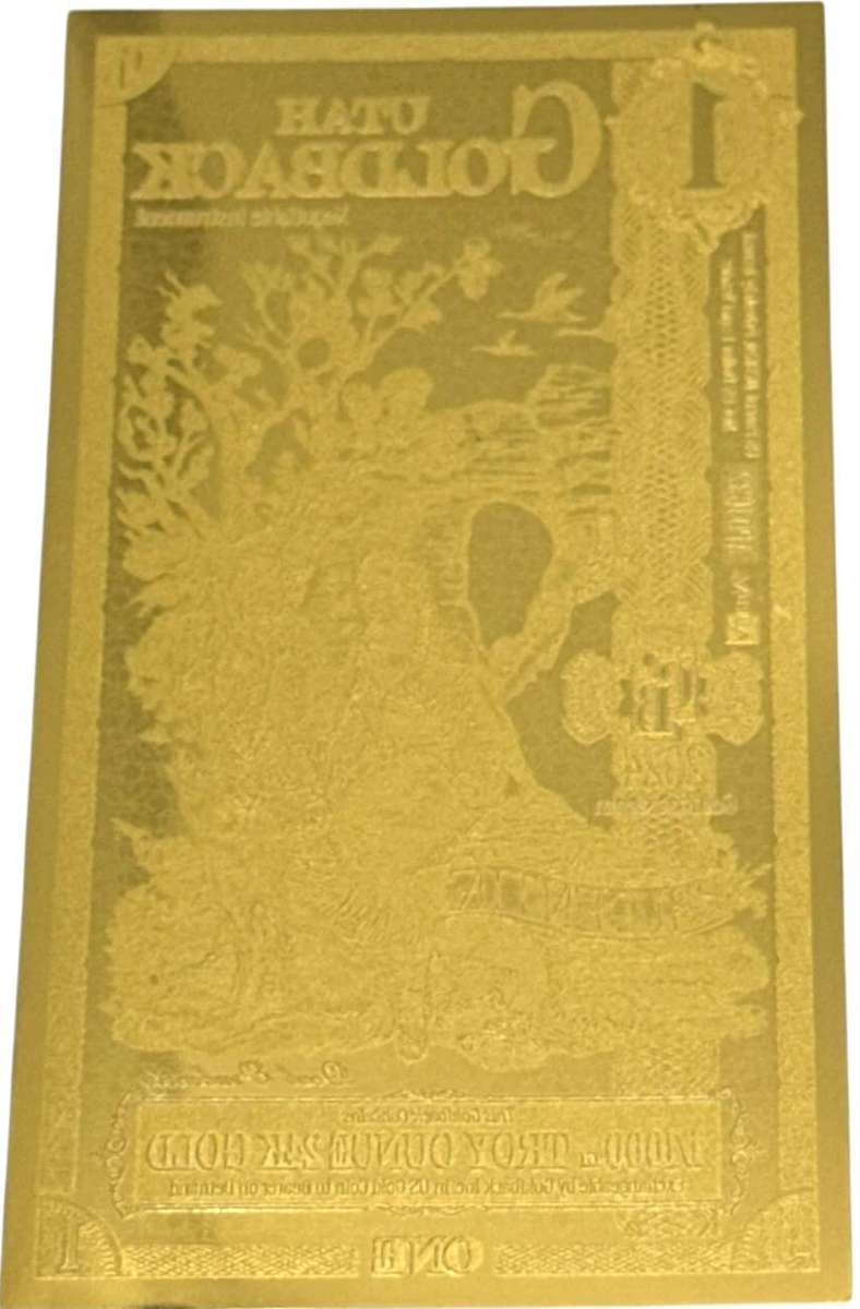 2025 Utah 1 Goldback (Prudentiae, Prudence) 1/1000th Troy ounce 24 karat GOLD (Read description)