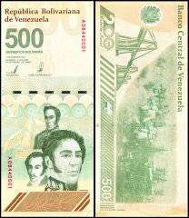 Venezuela 500 Million Bolivar Digitals 2021 UNC