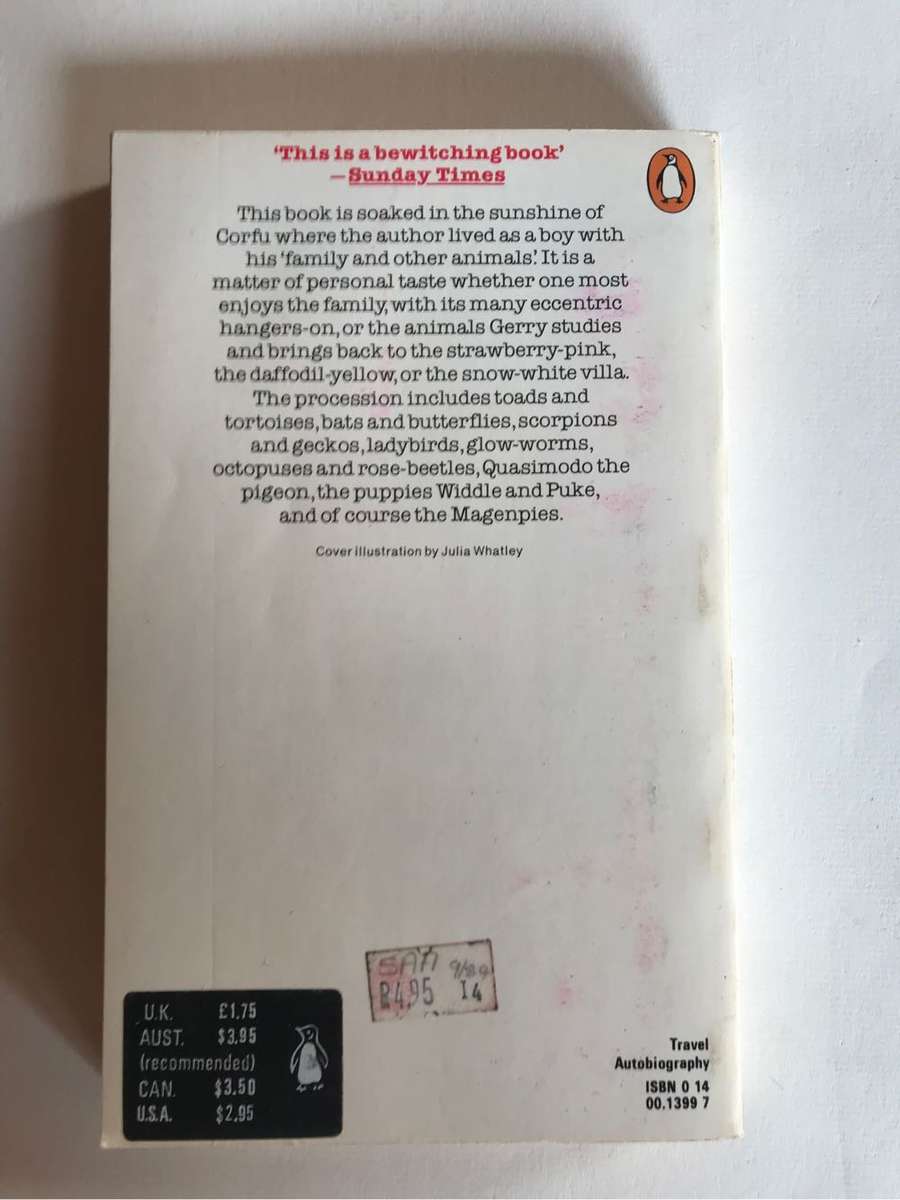 My family and other animals by Gerald Durrell