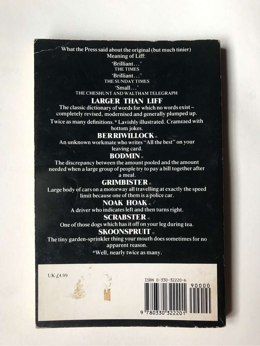 The Meaning of Liff by Douglas Adams and John Lloyd