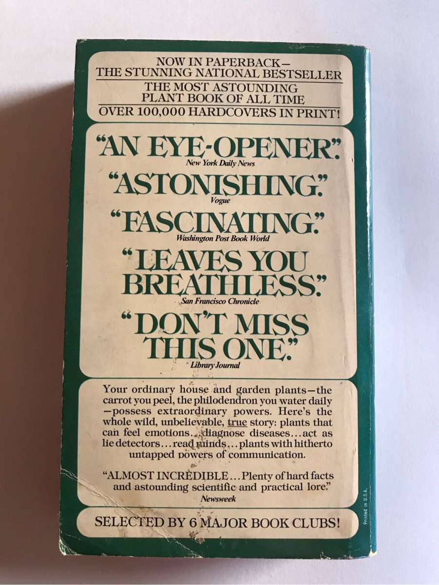 The Secret Life of Plants by Peter Tompkins