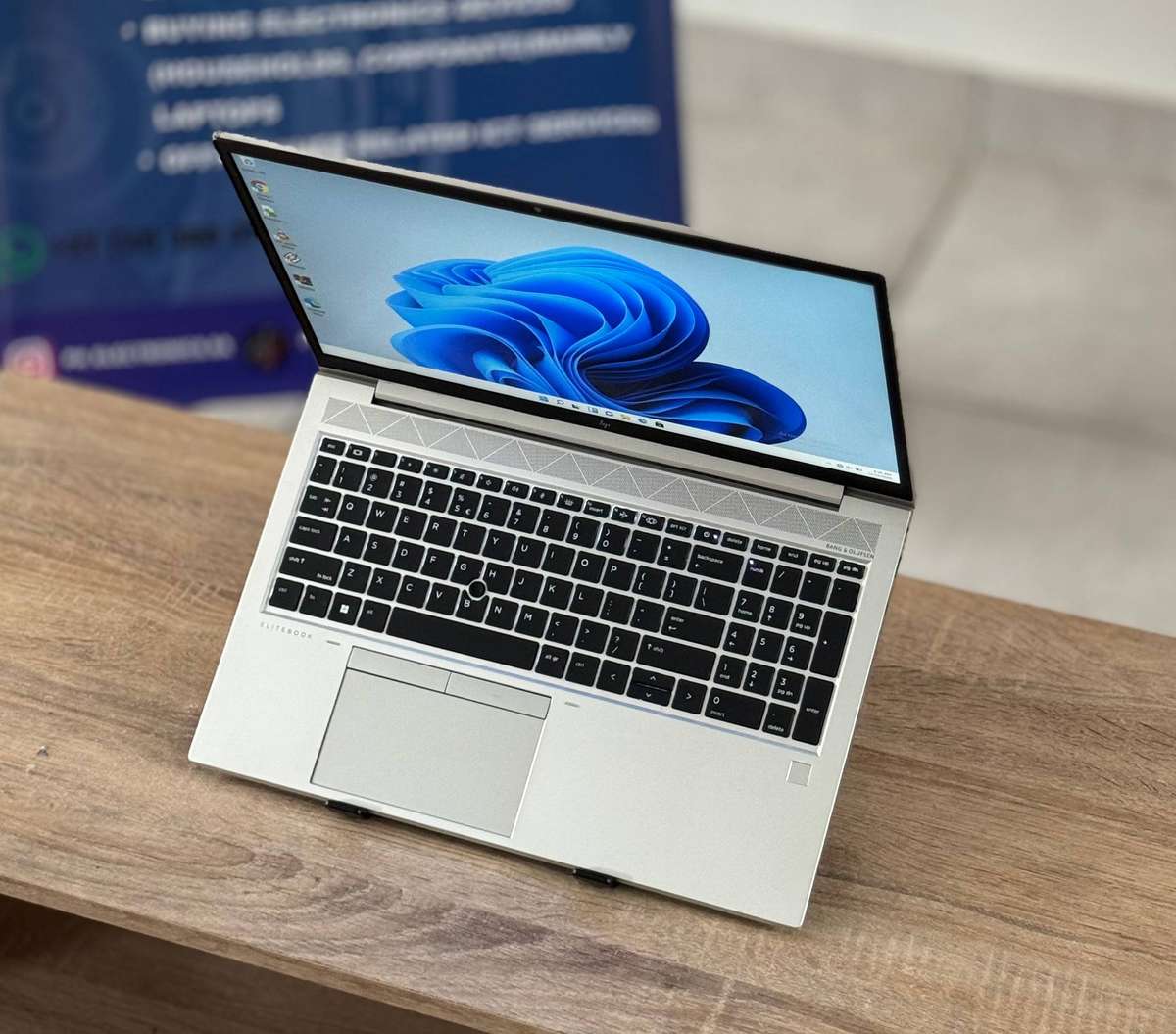 Hp Elitebook 855 15.6inch, G8, Notebook PC, AMD RYZEN 5 Pro 5650CPU, With Radeon Graphics