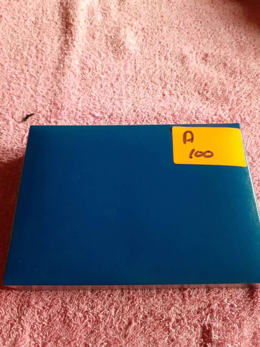 Empty Blue Coin Holder Box. Nobel Peace Prize Winners - Archbishop Desmond Mpilo Tutu