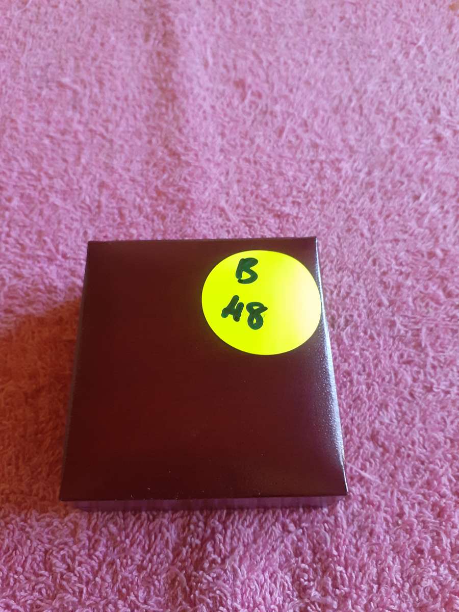 Empty Wooden Coin Holder Box .