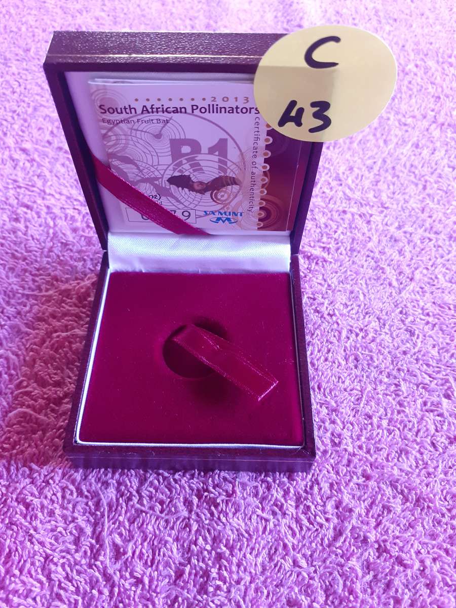 Empty Coin Holder Box. SA Mint - South African Pollinators