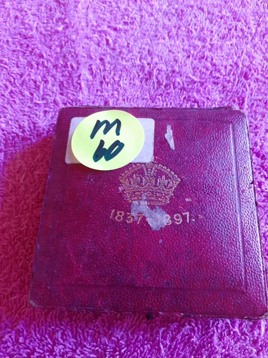 Empty Red Coin Holder Box. 1837 - 1897