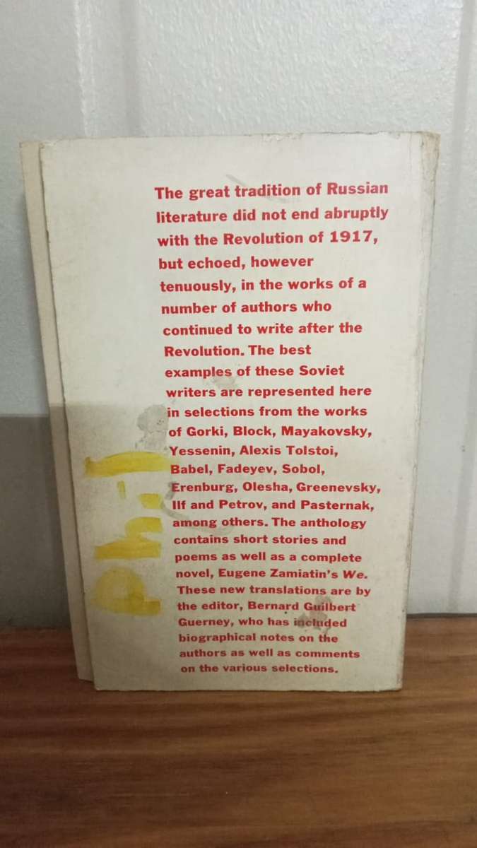 An anthology of Russian literature