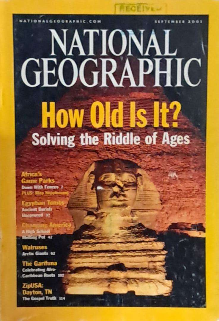 National geographic September 2001