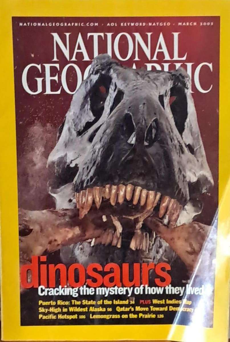 National geographic March 2003