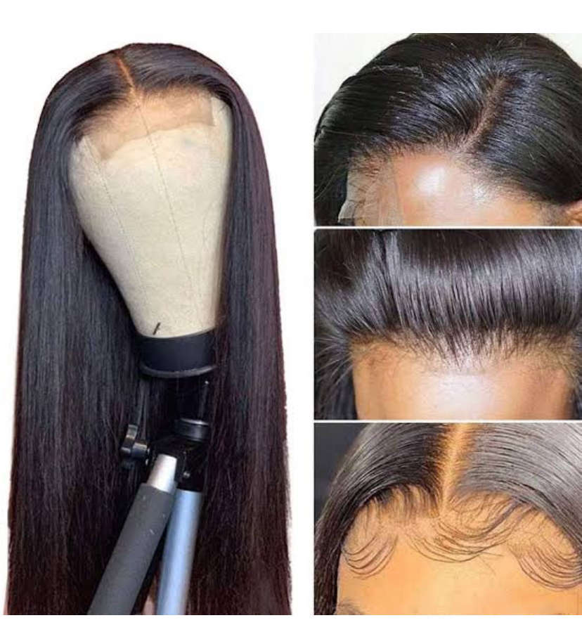 22 inch 3part(4x4) straight wig