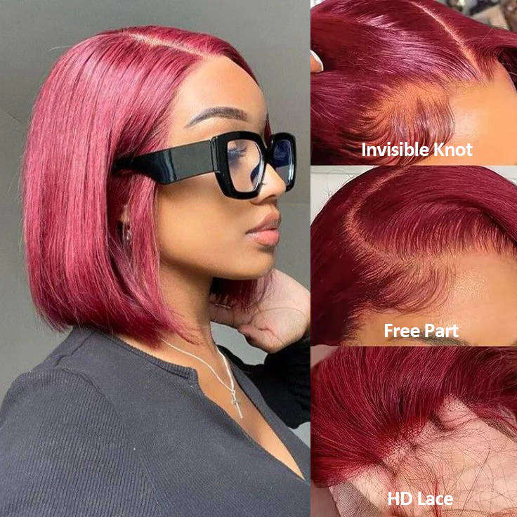 10 inch full frontal Maroon