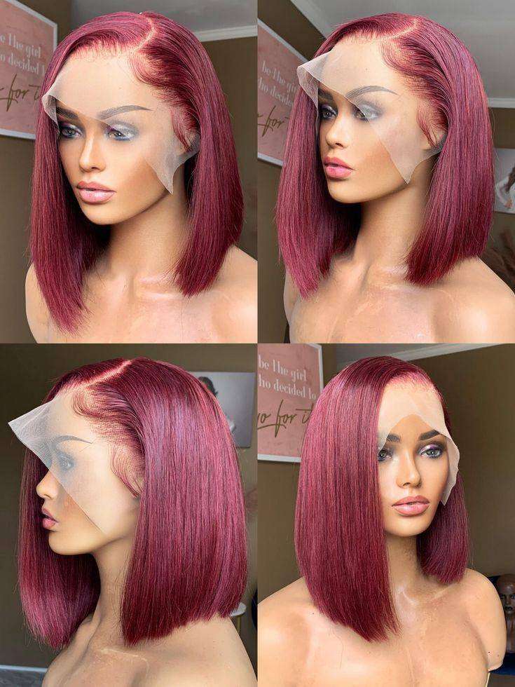10 inch full frontal Maroon