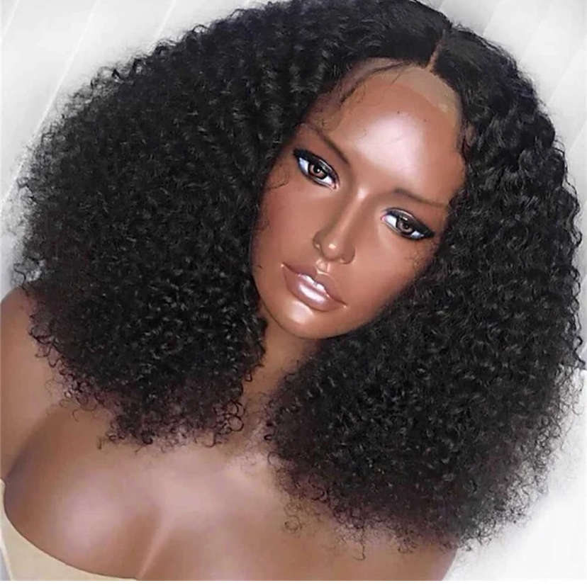 16 inch 4x4(3part) curly wig