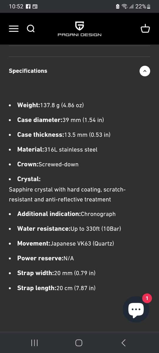 Pagani Design PD-1782