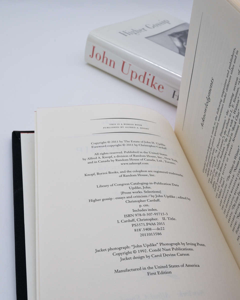 Higher Gossip: Essays and Criticism by Updike, John