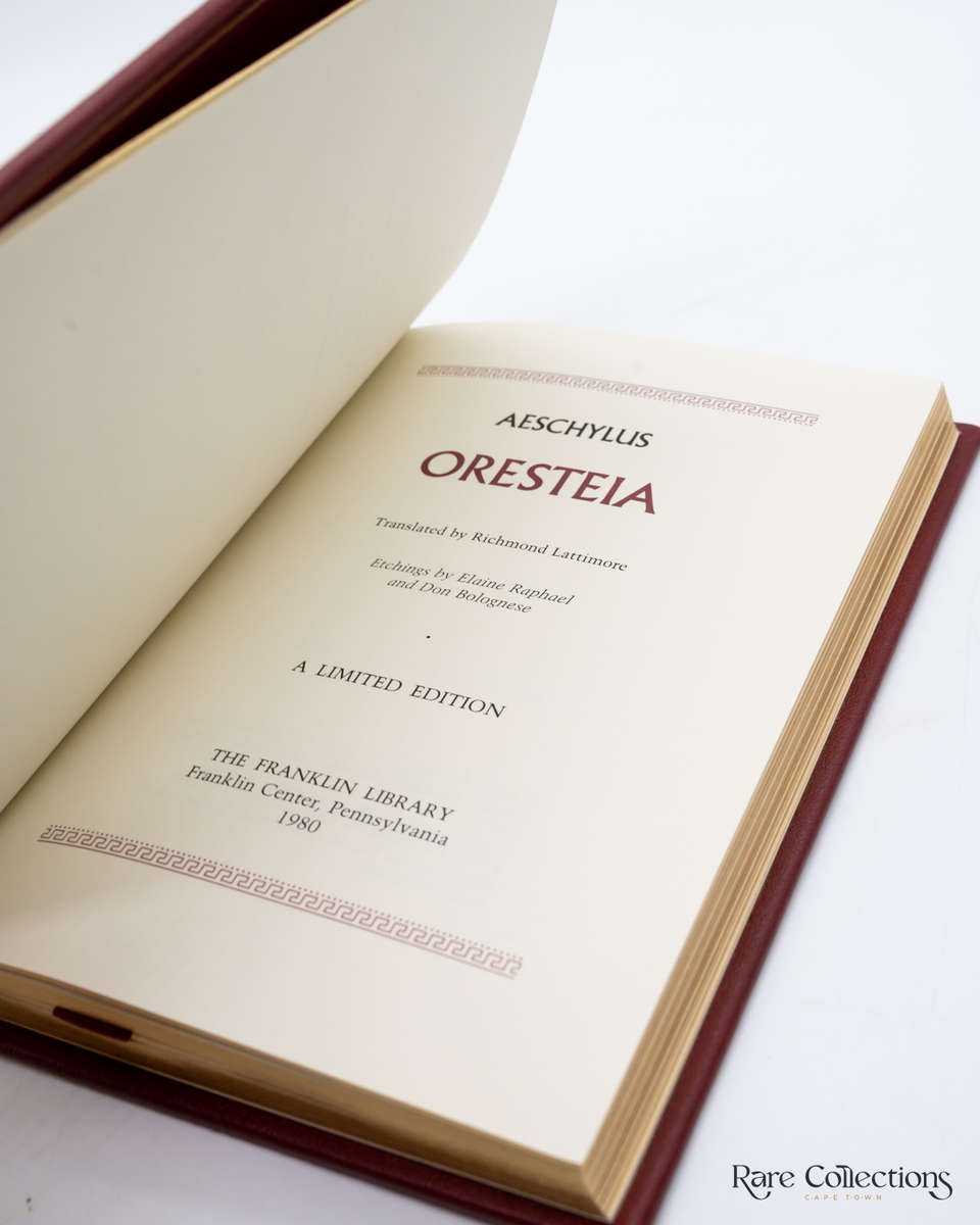 Oresteia by Aeschylus (Incl Notes from the Editors Booklet)