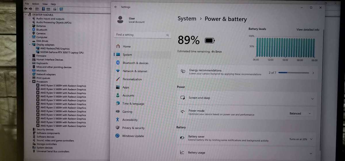 Nvidia Rtx 3050Ti_Gaming Lenovo Laptop_16GB RAM_Ryzen 5600H_120Hz FHD IPS Display