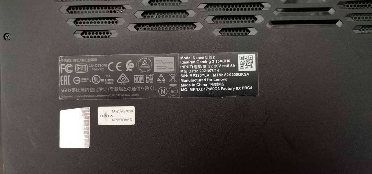 Nvidia Rtx 3050Ti_Gaming Lenovo Laptop_16GB RAM_Ryzen 5600H_120Hz FHD IPS Display