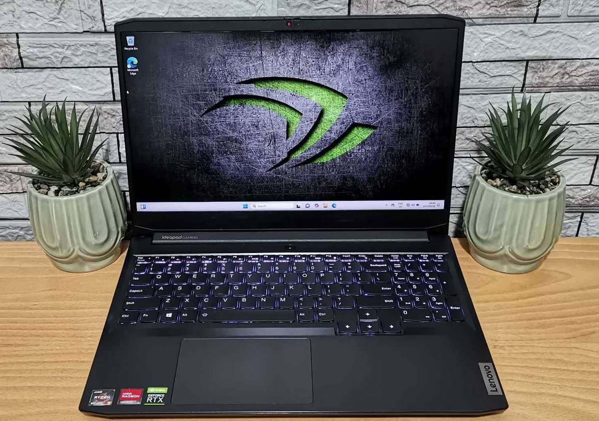 Nvidia Rtx 3050Ti_Gaming Lenovo Laptop_16GB RAM_Ryzen 5600H_120Hz FHD IPS Display