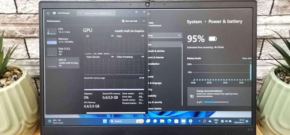 Lenovo E14_11th gen i5_512GB SSD_FHD 1920x1080