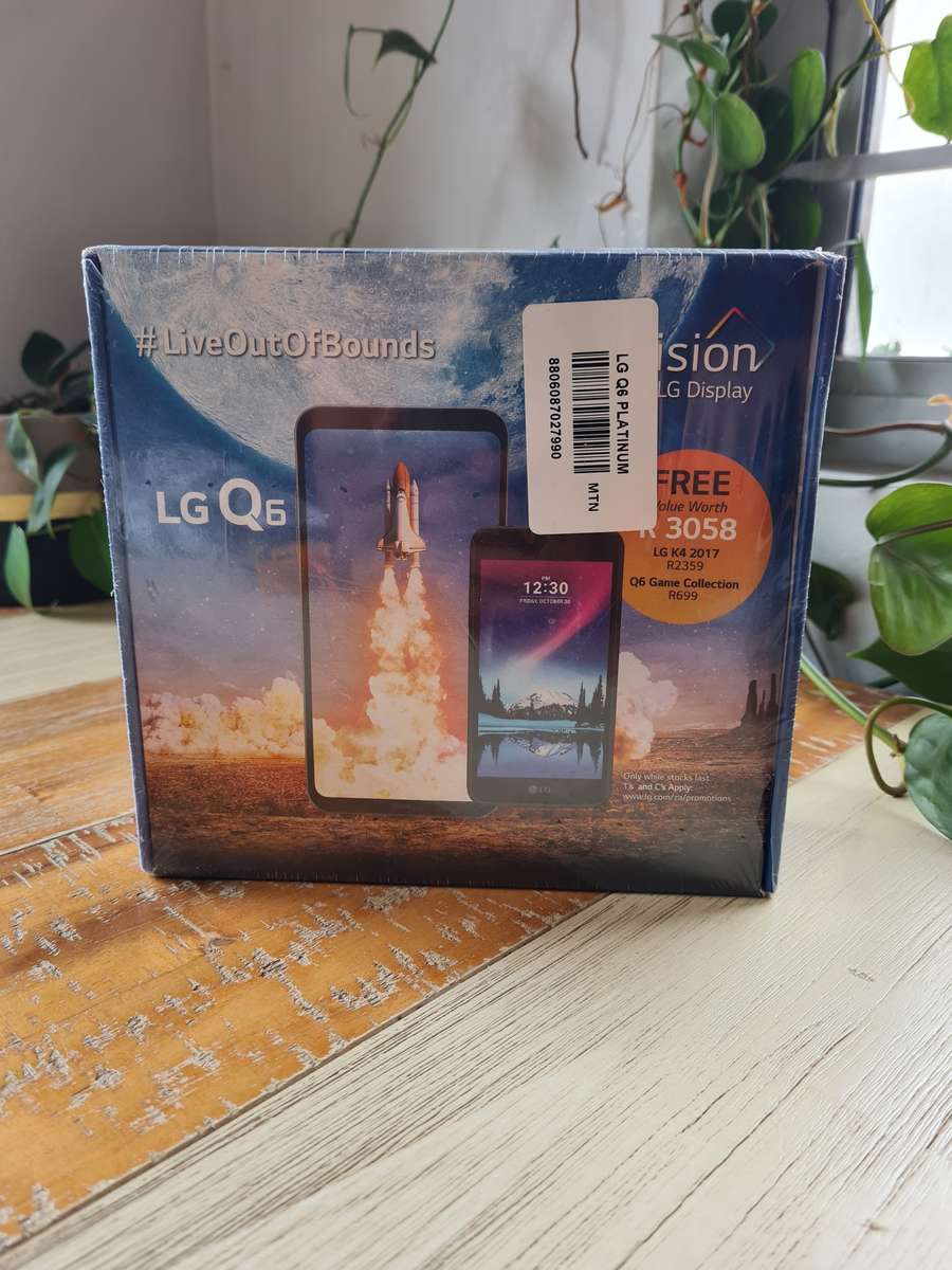 LG Q6 32GB Ice Platinum and LG K4 2017 8GB Titan Bundle