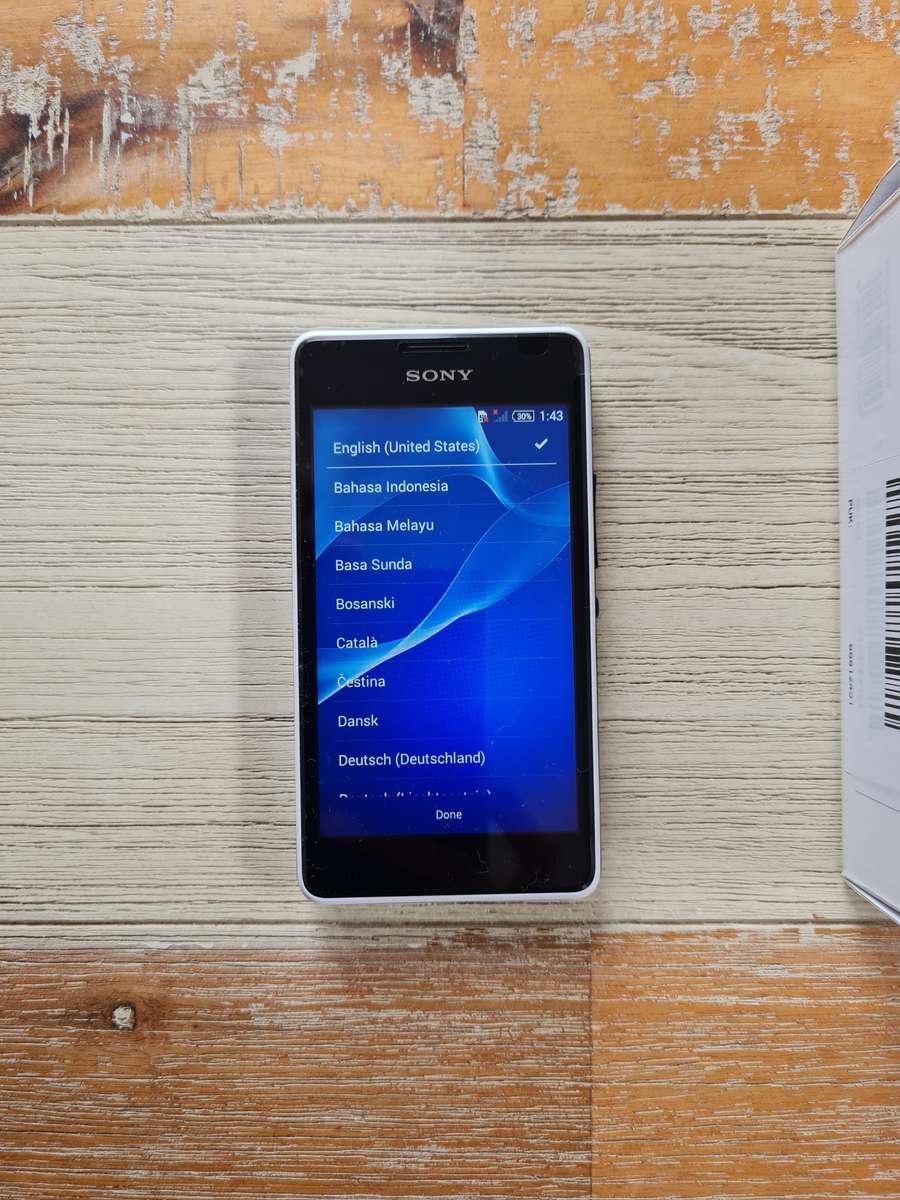 Sony Xperia E1 4GB White