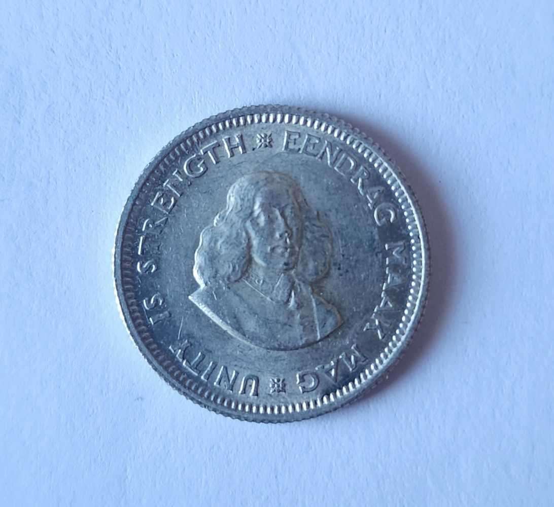 1964 Five cent SA Union Coin