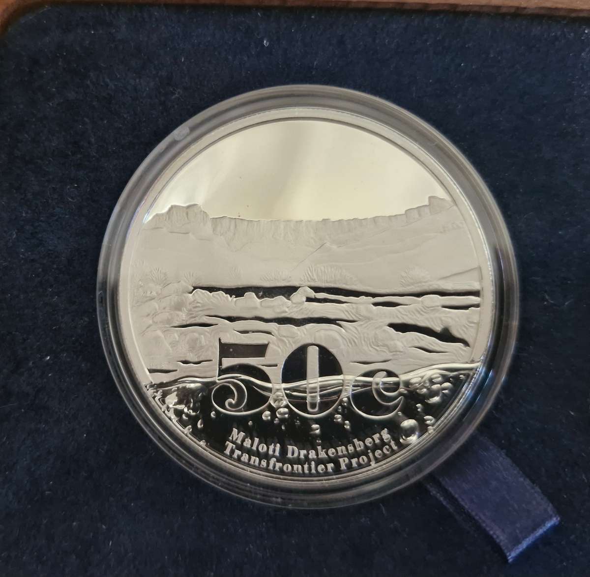 2009 Silver Peace Park Series Prestige Proof Set -  Maloti Drakensberg