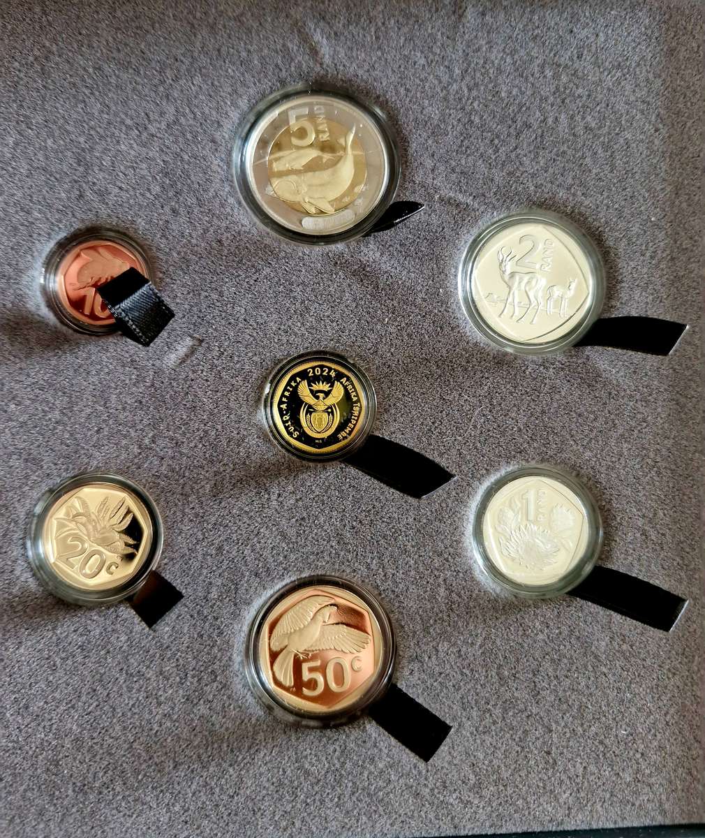 2024 South African Gold Proof Set 1/10oz gold BEE