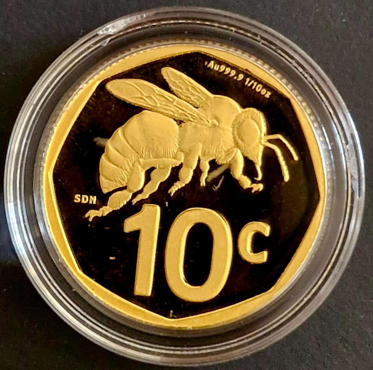 2024 South African Gold Proof Set 1/10oz gold BEE