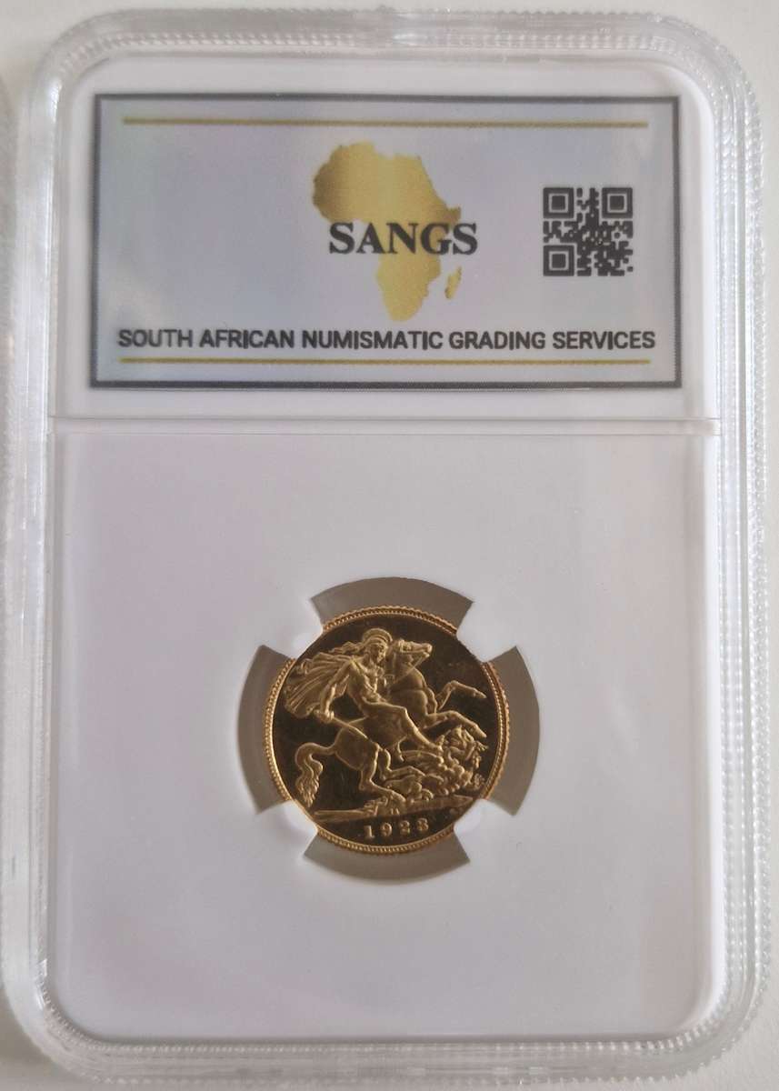 1923 Union of South Africa Proof Sovereign and Half Sovereign graded PF64