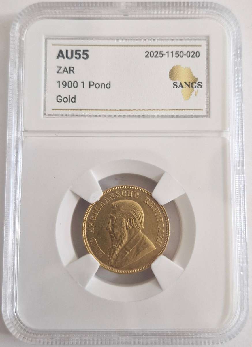 1900 ZAR Kruger Pond Graded AU55