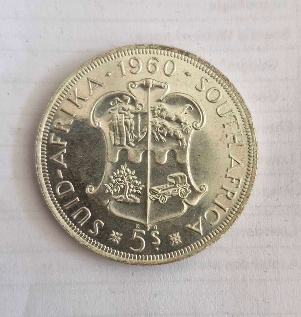 1960 Union of South Africa Prooflike Crown/5 Shilling
