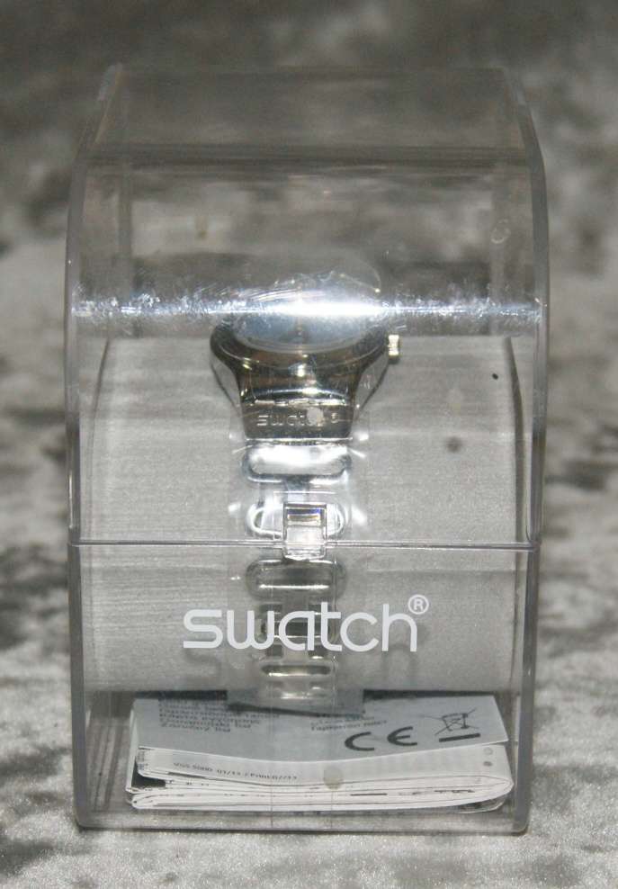 Brand new ladies Swatch Irony watch (needs battery)