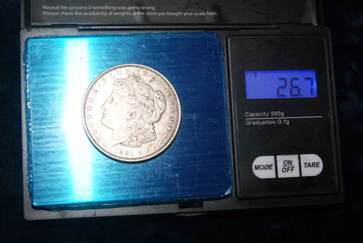 1921 Silver peace dollar 90% silver (26.7g) @ ccrraazzyy low R1 start