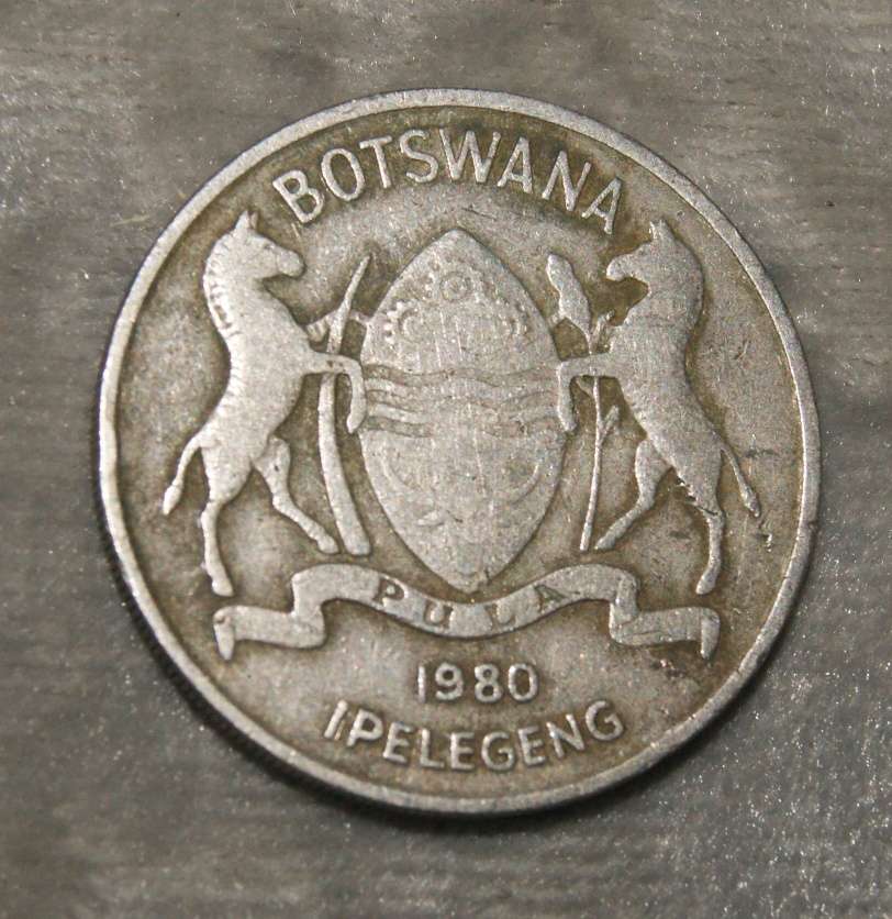 1980 Botswana 50 Thebe