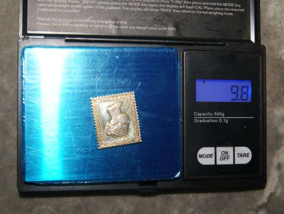 Hallmarked silver "stamps of royalty" replica no2 (9.8g) @ crazy low R1 start