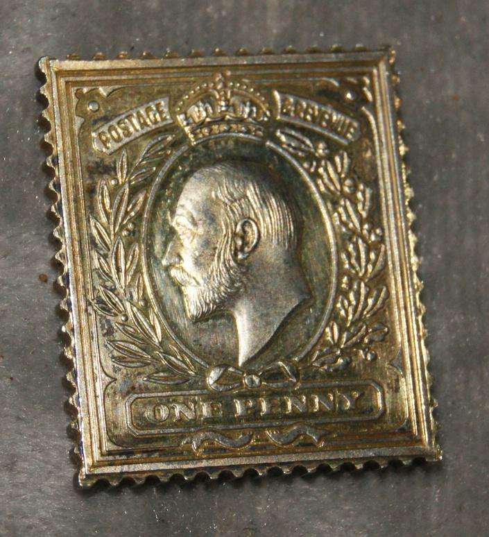 Hallmarked silver "stamps of royalty" replica no12 (10g) @ crazy low R1 start