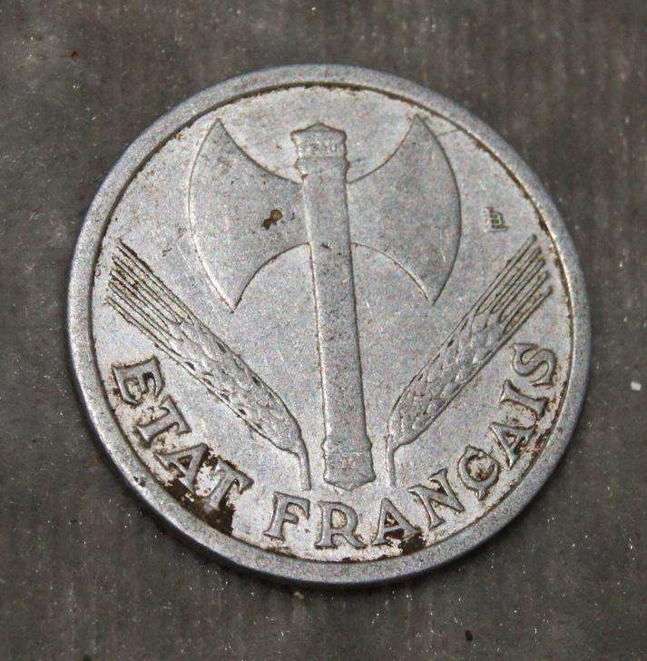 1943 1 Franc XF