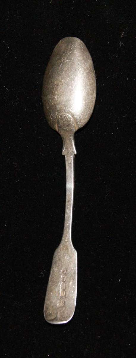 Antique Hallmarked Silver Exeter 1876 Teaspoon (2of2)