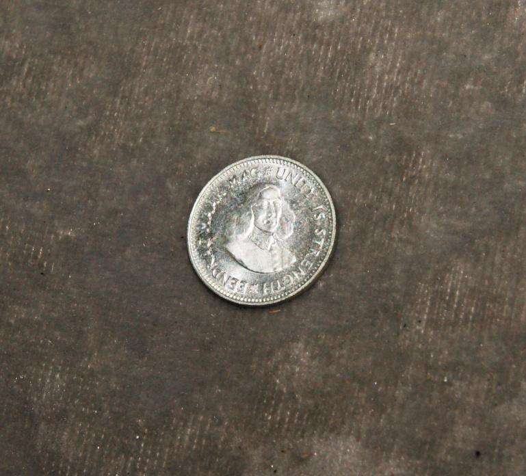 1964 2 1/5c South Africa BU/UNC 50% silver @ crazy low R1 start