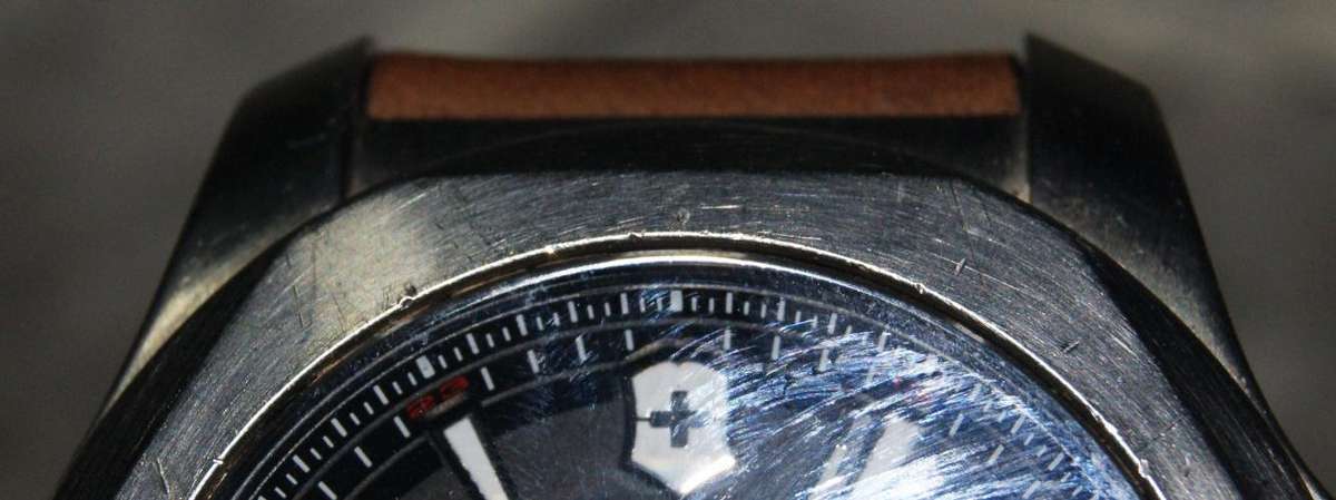 Victorinox Swiss Army 241682 Stainless Steel Watch with Leather Strap